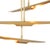 Metal Regina Andrew Concorde Chandelier, Natural Brass For Sale - Image 7 of 9
