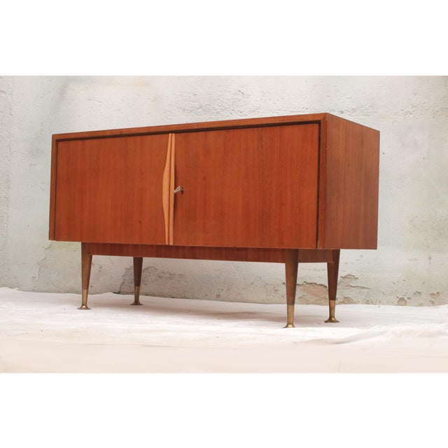 Mid-Century Modern Vintage Sideboard with Double Doors, 1955 For Sale - Image 3 of 13