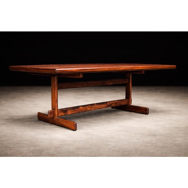 Brazilian Modern Dining Table in Rosewood by Jorge Jabour, 1960s For Sale - Image 11 of 13