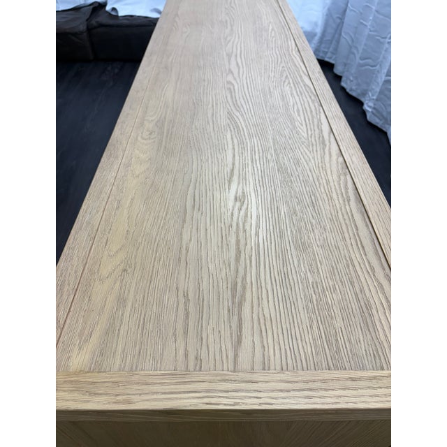 French Rh French Contemporary 9-Drawer Dresser – Light Oak / Champagne For Sale - Image 3 of 16