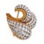 Contemporary 1960s Van Cleef & Arpels 12.00 Carat Diamond 18k Yellow Gold Brooch For Sale - Image 3 of 5