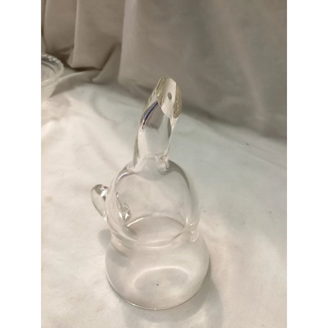 Vintage Hand Blown Glass Wine Funnel For Sale - Image 4 of 4