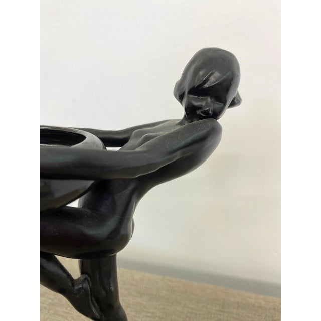 Frankart nude lady Ashtray T330. Looks like this one was repainted in last 20 years. In very nice condition! Reproduction...