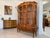 1980s Baroque Style Display Cabinet in Inlaid Walnut, 1980s For Sale - Image 5 of 14