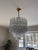 Mid 20th Century Vintage Murano Glass Clear Chandelier in the Style of Venini Triedri For Sale - Image 5 of 18