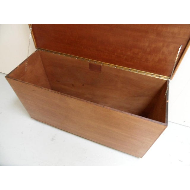 Vintage Dutch Oak Chest, 1951 For Sale - Image 6 of 12
