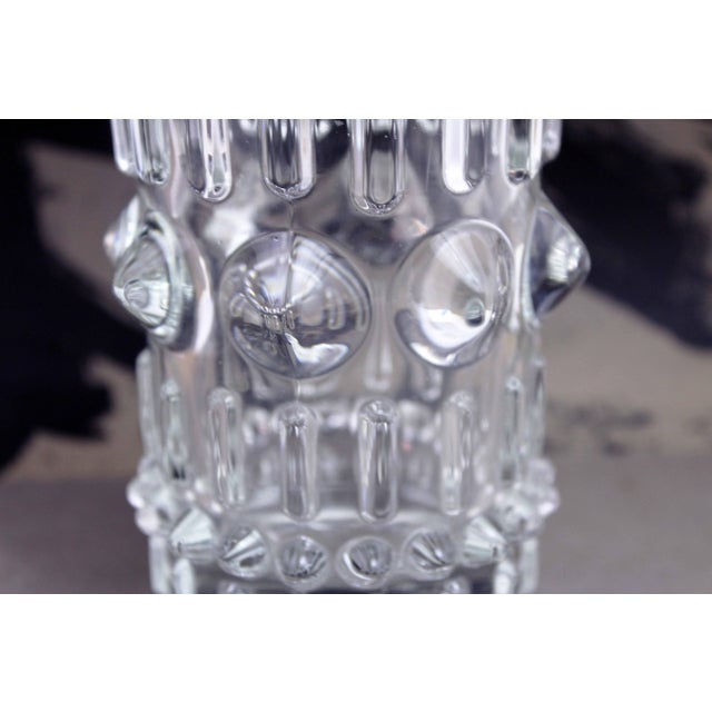 Vintage Vase by František Pečeny for Sklo Union, 1970s For Sale - Image 8 of 11