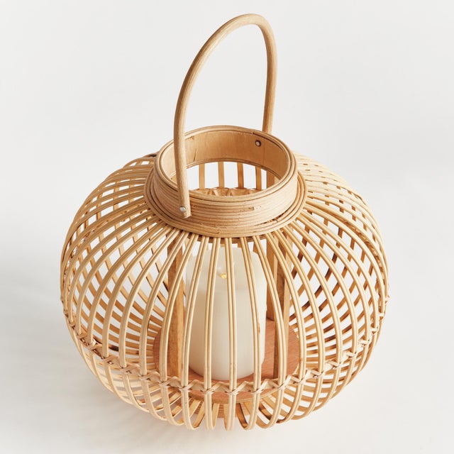 Boho Chic Kayden Round Lantern Large For Sale - Image 3 of 4