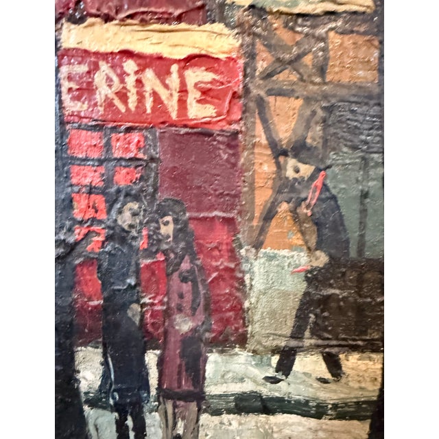 Mid 20th Century Mid 20th Century La Mère Catherine, Paris by the Renowned French Artist André Renoux (1939–2002). For Sale - Image 5 of 10