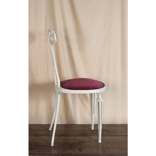 Metal 1950s Italian11950s Neoclassical Chair Attributed to Palladio For Sale - Image 7 of 18
