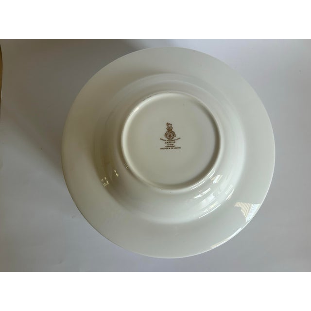 Royal Doulton Carlyle Fine Bone China Rimmed Soup Bowls, Set of 11 For Sale In Los Angeles - Image 6 of 7