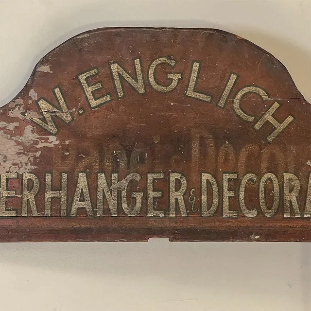 Antique English Shop Sign For Sale - Image 9 of 12