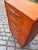 Brown Teak Chest of Drawers with Lock, Denmark For Sale - Image 8 of 11