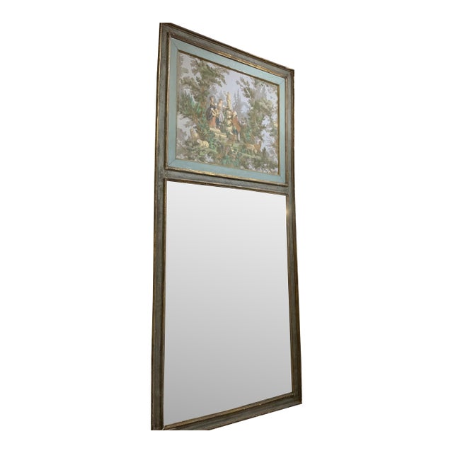 19th Century Antique French Trumeau For Sale