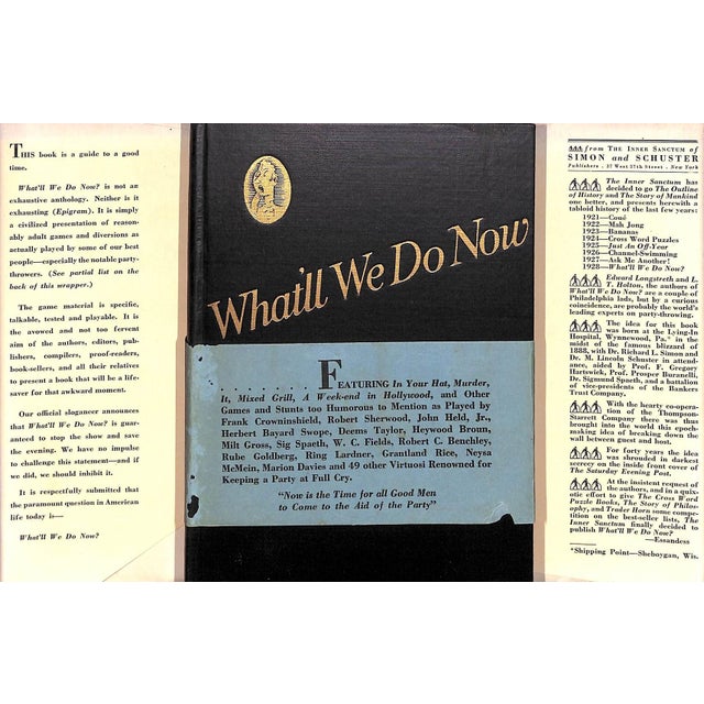 LONGSTRETH, Edward and HOLTON, Leonard T. [190] pp. Simon and Schuster 1928 7 3/4" x 5 1/4" Illustrated by Leonard T....