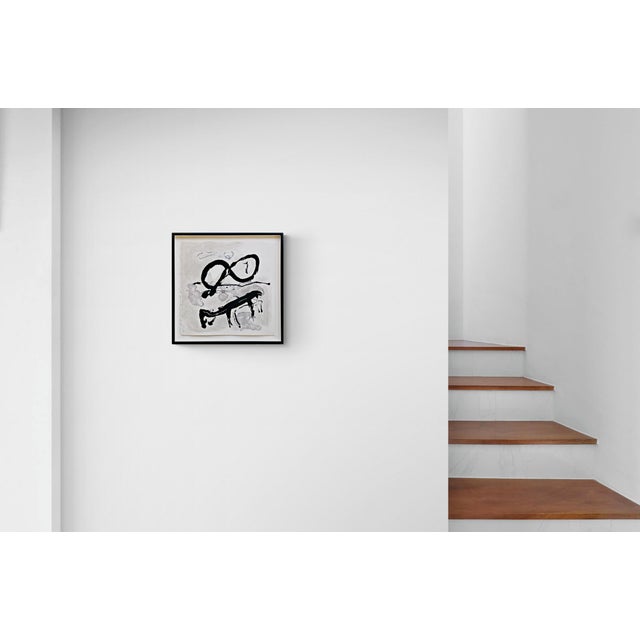 Emil schumacher hagen 1912 - 1999 san josé/ibiza genesis, sheet 12 terragraphy on heavy laid paper size: 40.5 x 40 cm...