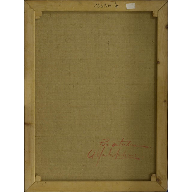 Alfredo Santini, Costiera Amalfitana, 1990s, Oil Painting on Canvas, Framed For Sale - Image 9 of 11