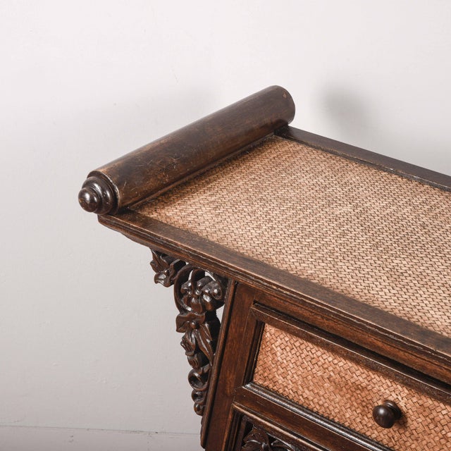 Carved Wood Coffee Table For Sale - Image 6 of 9