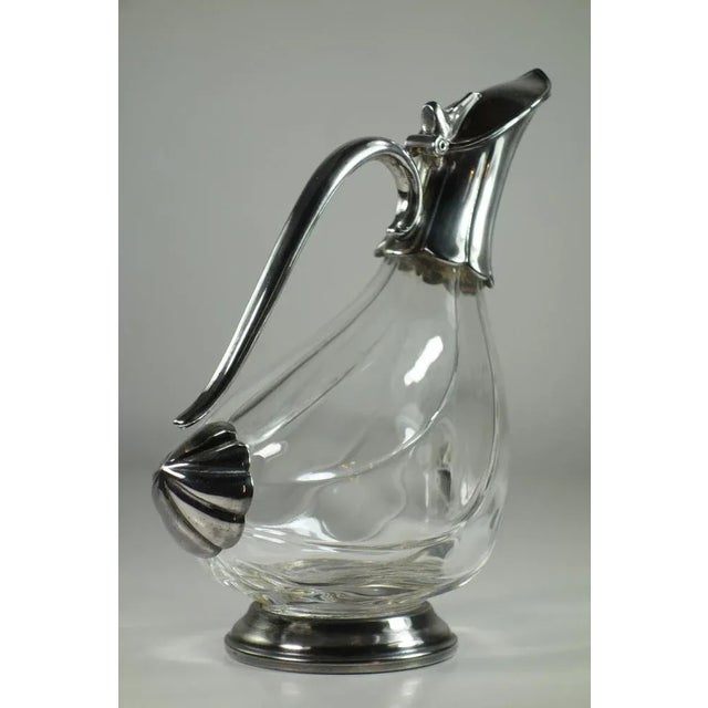 Sheffield and Crystal Liquor Bottle, 1930s For Sale - Image 10 of 10