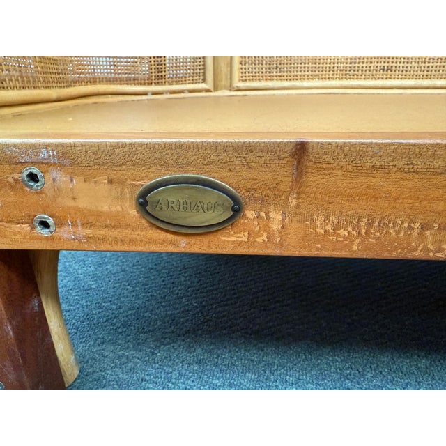 California King Arhaus Maya Platform Bed Frame For Sale - Image 10 of 11