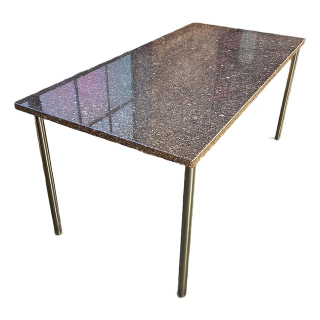 Late 20th Century Architectural Modern Granite Table From Skidmore, Owings & Merrill (Som) Office For Sale