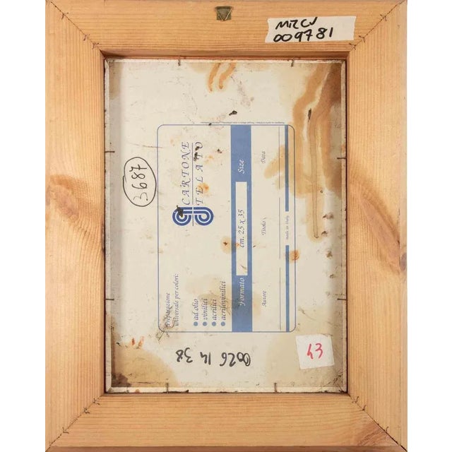 Contemporary Paolo La Motta, Landscape, Oil Painting, 2000s, Framed For Sale - Image 3 of 4