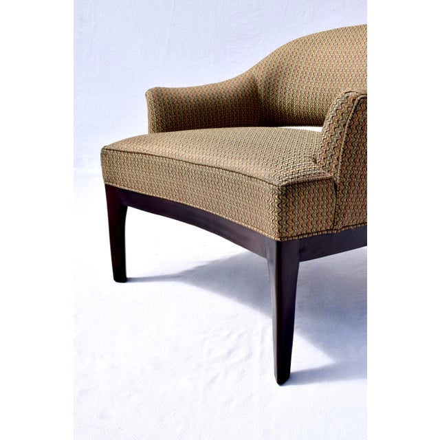 Wood Thomas O'Brien Continental Club Chair in the Manner of Erwin Lambeth For Sale - Image 7 of 15