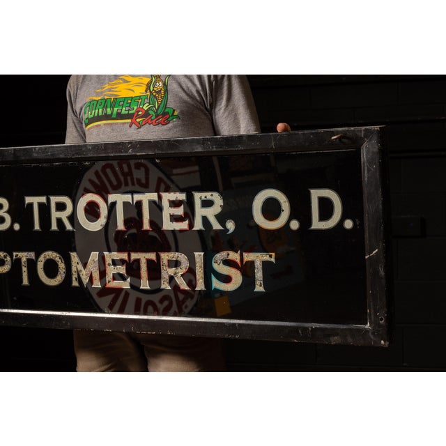 Early 20th Century Early 20th Century R O G Optometrist Sign For Sale - Image 5 of 10