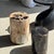 Stone Petrified Wood Side Table For Sale - Image 7 of 18