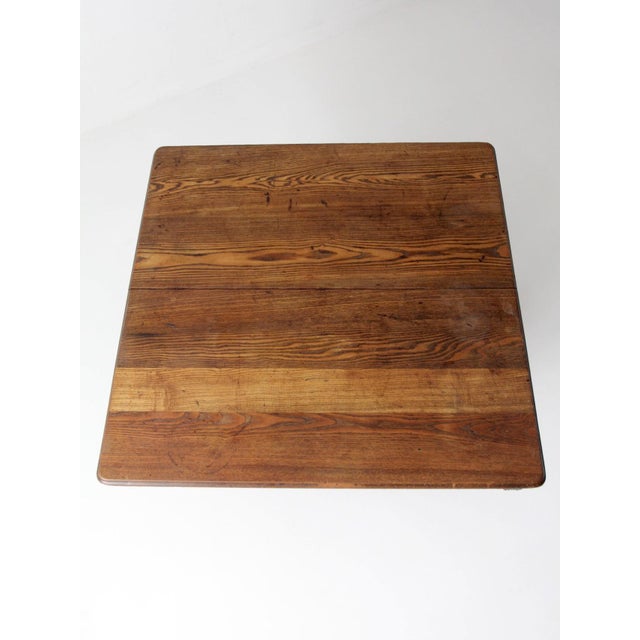 Antique Jacobean Revival Barley Twist Square Table For Sale - Image 14 of 18