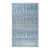 6x9 Modern Light Blue Geometric Moroccan Handknotted Wool Berbet Carpet Rug For Sale