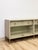 Modern American Drew Corsica Painted Gray Console Credenza Glass Doors Coastal For Sale - Image 14 of 18