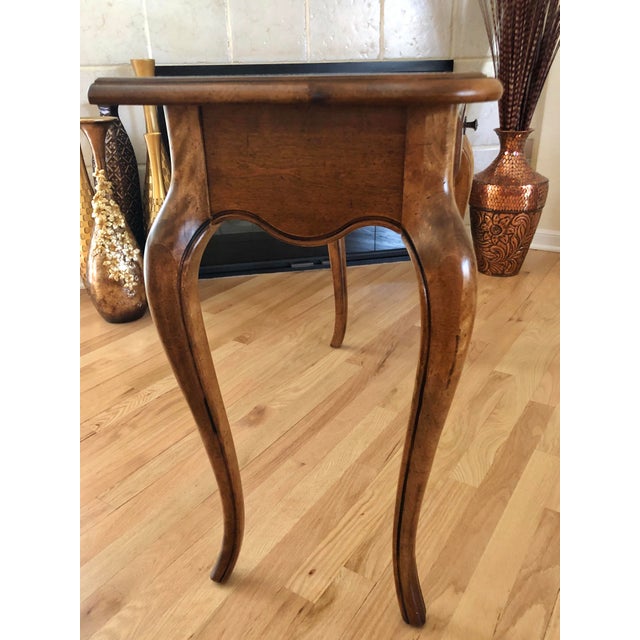 Charmingly Sophisticated Ethan Allen Solid Maple Console Table