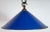 Industrial Blue Enamel Factory Pendant Lamp, 1950s For Sale - Image 6 of 18