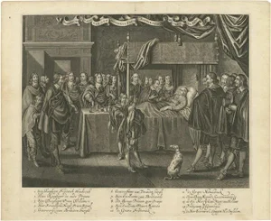 Frederick Henry of Orange on His Death-Bed, 1650, Paper