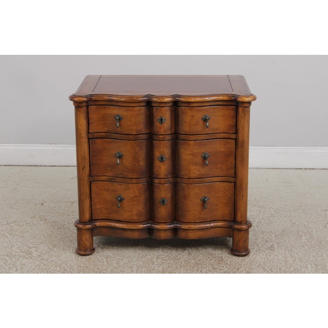 French Provincial Baker Milling Road Walnut French Provincial Commode Chest For Sale - Image 3 of 18