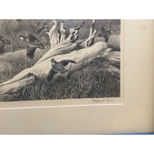 1960s Two Maynard Reece “Mallards” – Hand-Signed Artist Proof Original Lithograph – Rare Vintage Waterfowl Print For Sale - Image 5 of 10