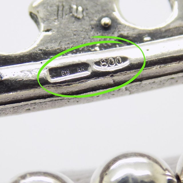 Silver Vintage Italian Handmade Silver Abacus Miniatura, 1980s For Sale - Image 8 of 13