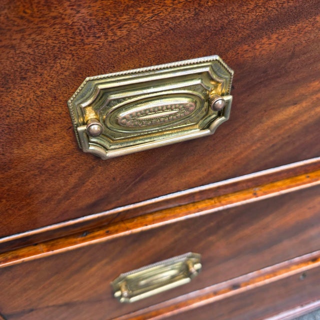 Antique 19th Century English Mahogany Chest of Drawers For Sale - Image 4 of 8