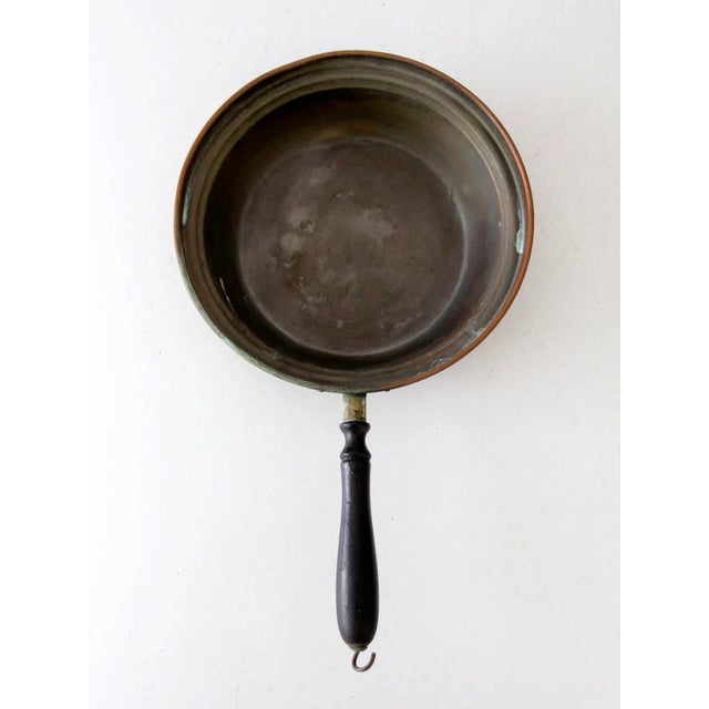 Antique Copper Pan For Sale - Image 4 of 8