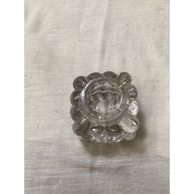 1900 - 1909 1900’s Pressed Glass Inkwell For Sale - Image 5 of 5