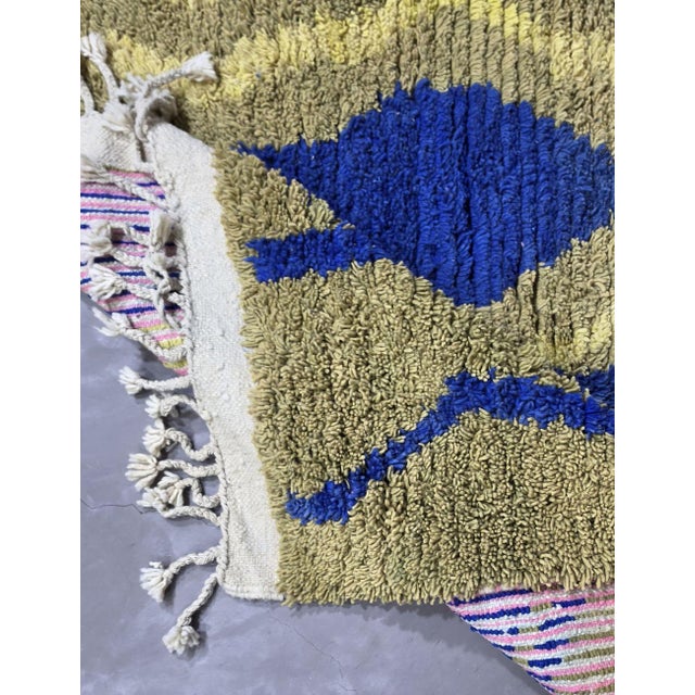 Handwoven Berber Wool Rug - 8.5 X 5.2 Ft For Sale In Cleveland - Image 6 of 9
