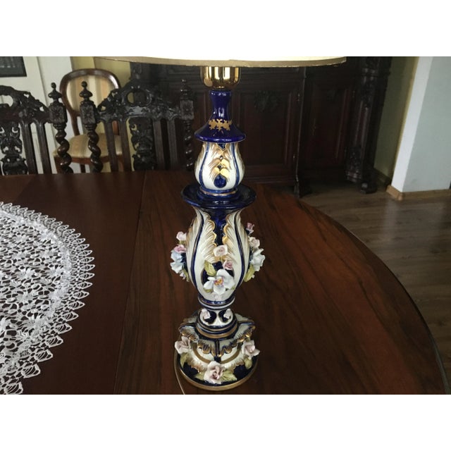 Porcelain Table Lamp, 1980s For Sale - Image 13 of 18