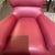 Modern David Linley Aston Arm Chair W/ Ottoman in Burgundy For Sale - Image 3 of 7