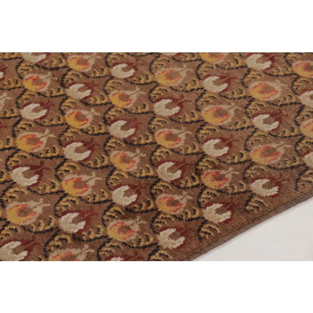 Vintage Turkish Floral Rug With Allover Garden Botanical Motifs - Rug & Kilim For Sale In New York - Image 6 of 10