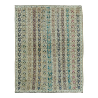 Turkish Vintage Rug 3'2" x 4' #20795 For Sale