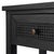 Wood Flagstaff 20 in. W Rectangular Cane and Wood 1 Drawer Nightstand with Lower Open Shelf, Washed Black For Sale - Image 7 of 11