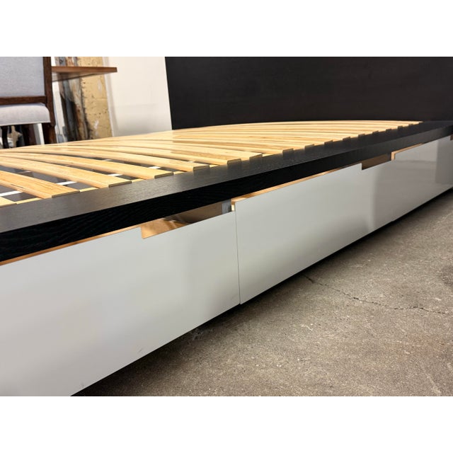 Queen Size Blu Dot Modu-Licious Storage Captains Bed Frame For Sale In San Francisco - Image 6 of 12