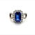 Natural Tanzanite Diamond Ring 14k Gold 5.08 TCW 5.52g Certified For Sale - Image 4 of 11