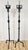 Pair Antique American Hammered Wrought Iron Floor Pricket Candle Stand Holders For Sale - Image 15 of 15